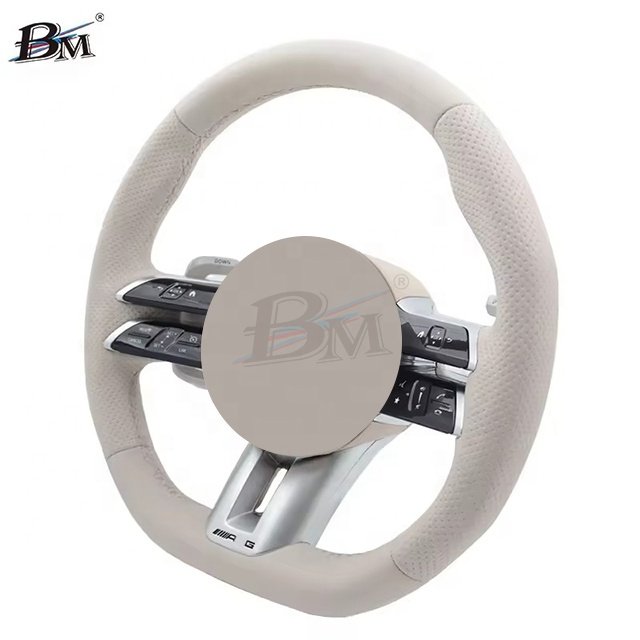 A B C E S Class For Mercedes Benz W204 W205 W207 W212 W213 W222 W246 W176 MaybachS Custom Beige Steering Wheel