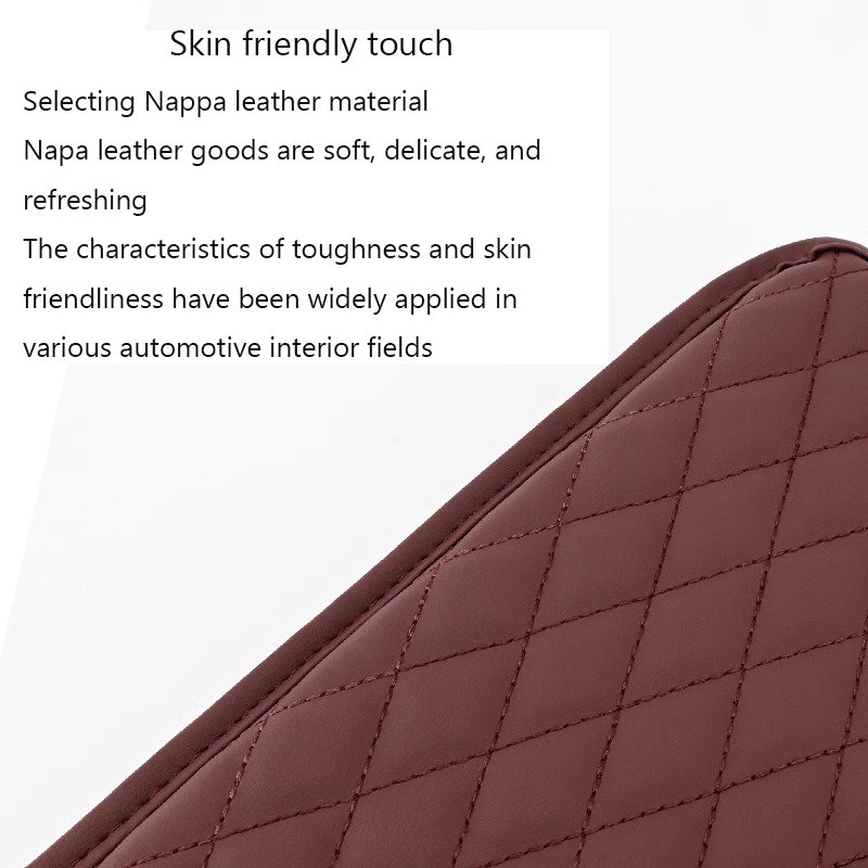 Hot Selling Spot Car Armrest Box Pad Upgraded Car Center Console Cover Microfiber Leather Car Armrest Storage Box Universal