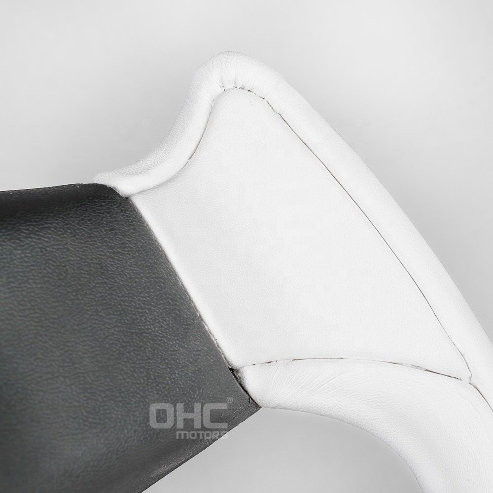 US In Stock White Full Leather Steering Wheel For Tesla Model 3 Yoke Steering Wheel With Heating 2016 2018 2019 2020 2021 2022