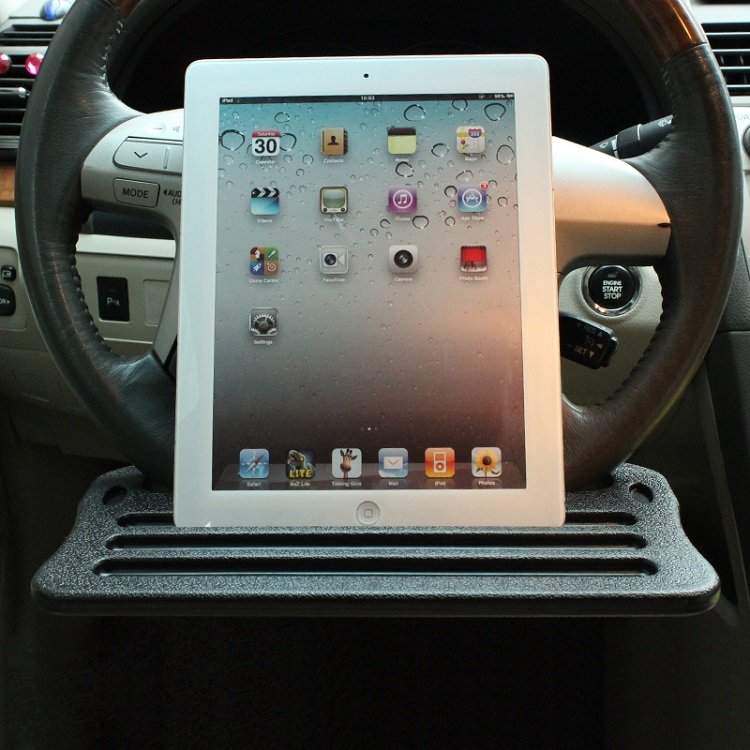 plastic car steering wheel card table computer dining car tray desk
