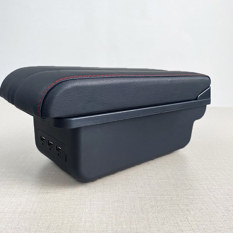 Universal Storage Box Car Console Armrest Box Arm Rest Height Adjustable Comfort Elbow Pad