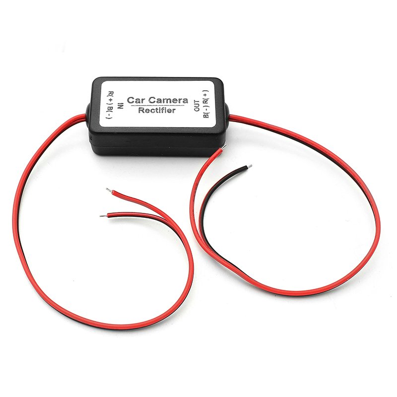 12V DC Power Car Rearview Camera Power Relay Capacitor Auto Car Camera Filter Relay Capacitor Filter Connector