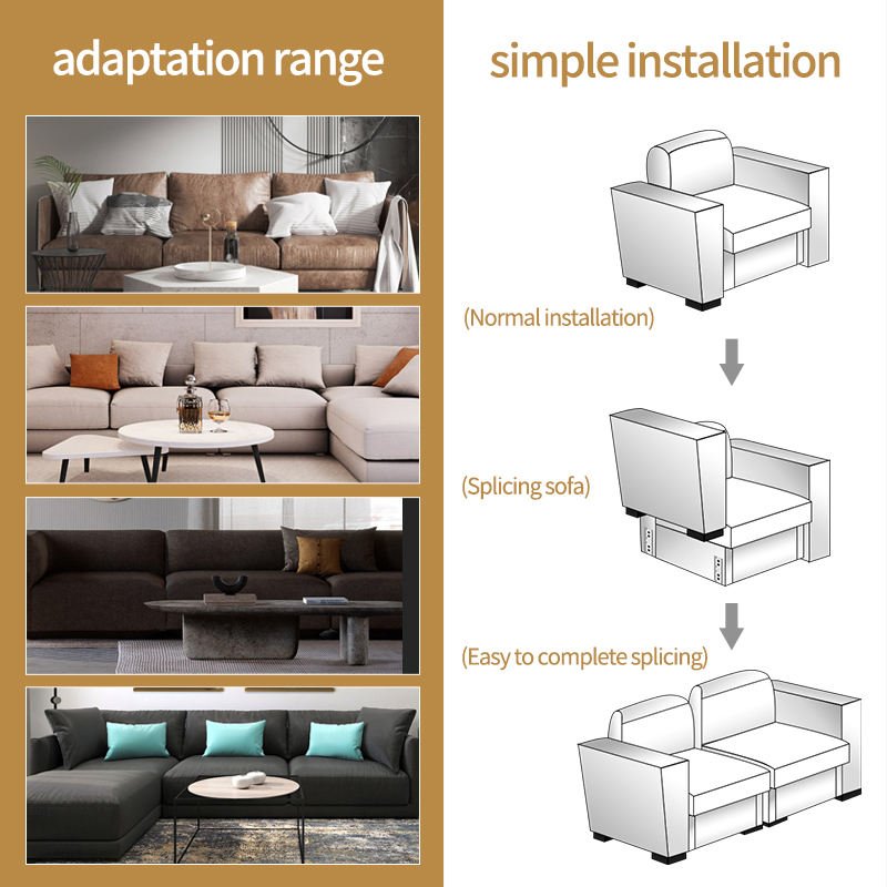 Function Sofa Connection Fasteners Connectors Hinges for Sofasmetal Materialzinc Alloy Sofa Fastening Clips Sofa Bed Accessories