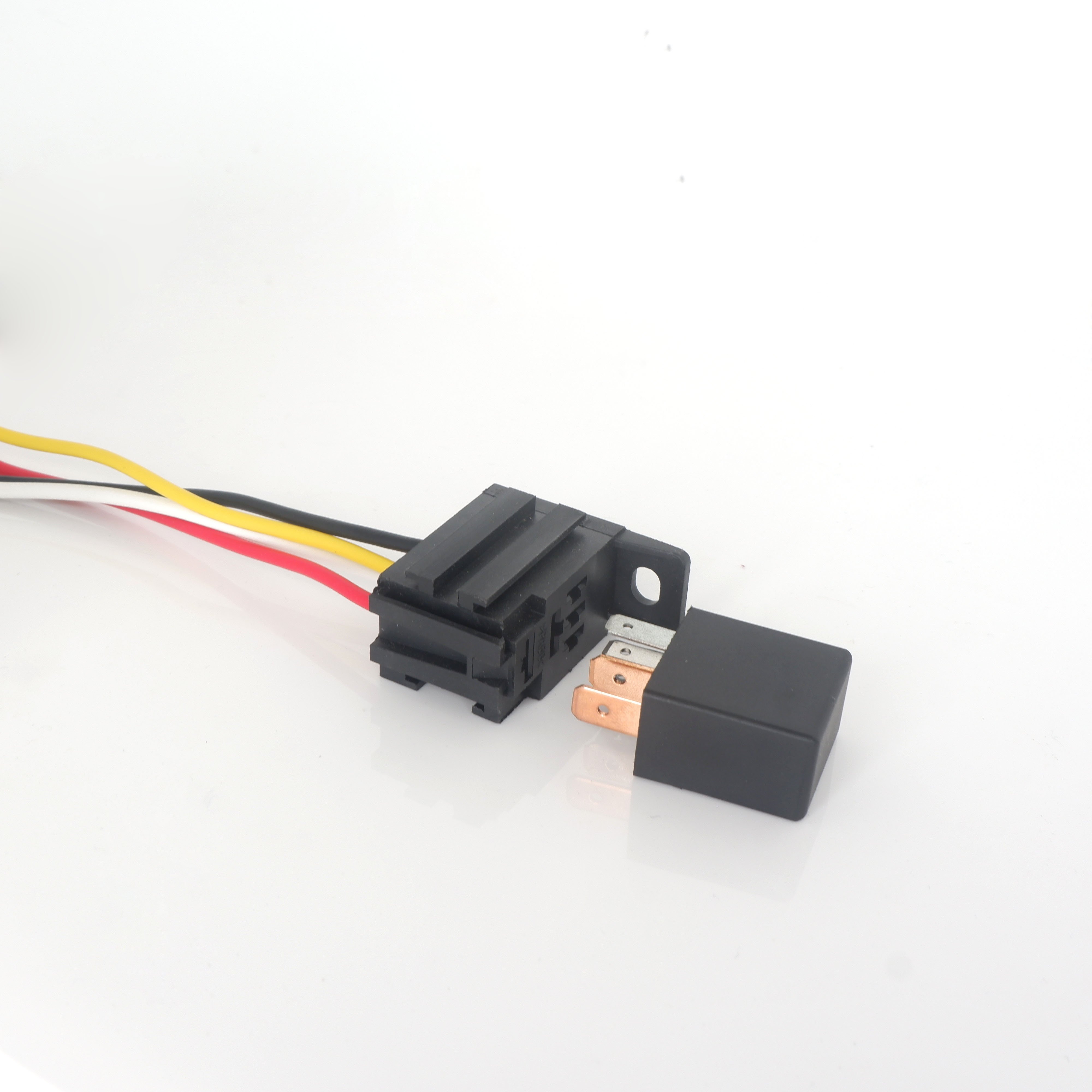 Micro Automotive Socket 5 Pin Wires Harness Mini Socket Relay 12v Car Relay for Automobile