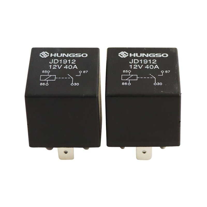 Hungso Hot Selling JD1912 Automotive Relay 12V 40A 4Pins 5pin Auto Car Electrical Relay