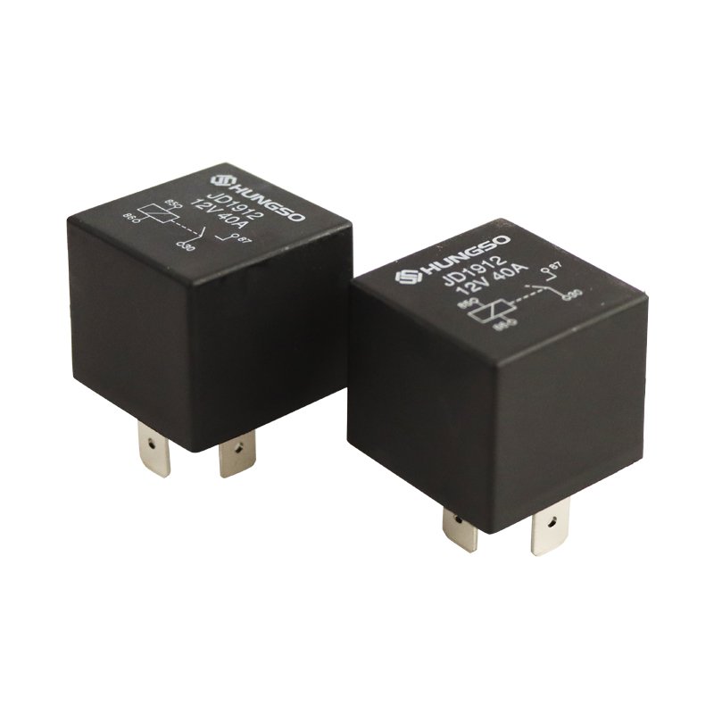 Hungso Hot Selling JD1912 Automotive Relay 12V 40A 4Pins 5pin Auto Car Electrical Relay