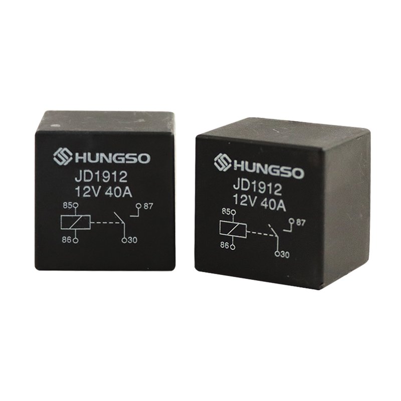 Hungso Hot Selling JD1912 Automotive Relay 12V 40A 4Pins 5pin Auto Car Electrical Relay