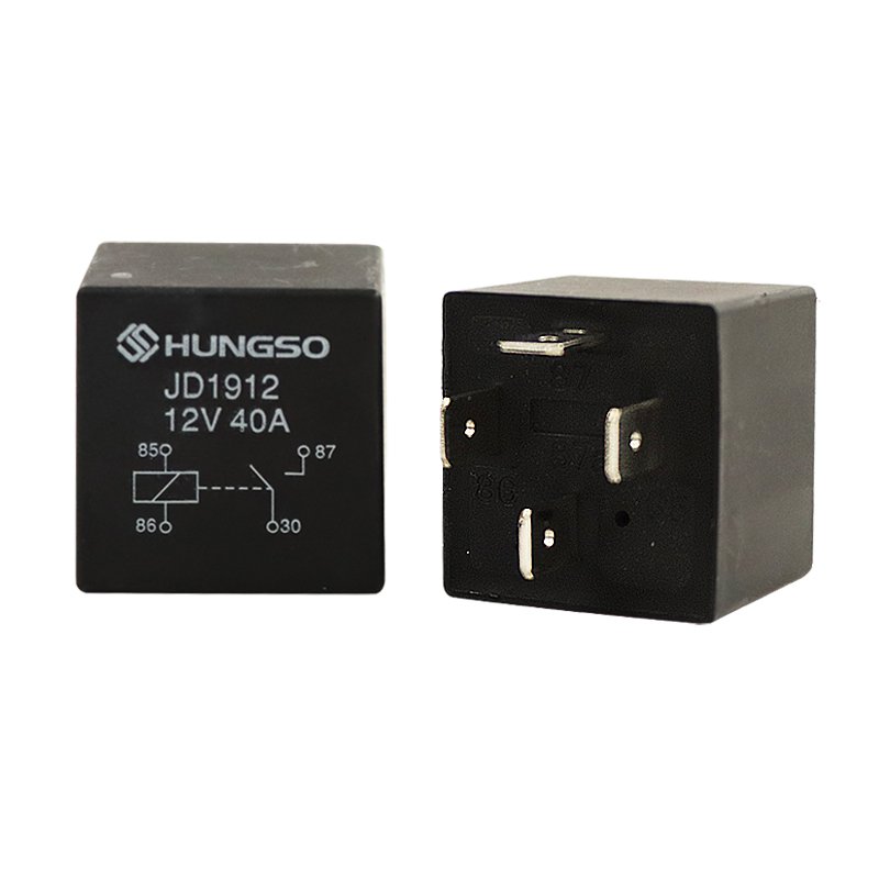 Hungso Hot Selling JD1912 Automotive Relay 12V 40A 4Pins 5pin Auto Car Electrical Relay
