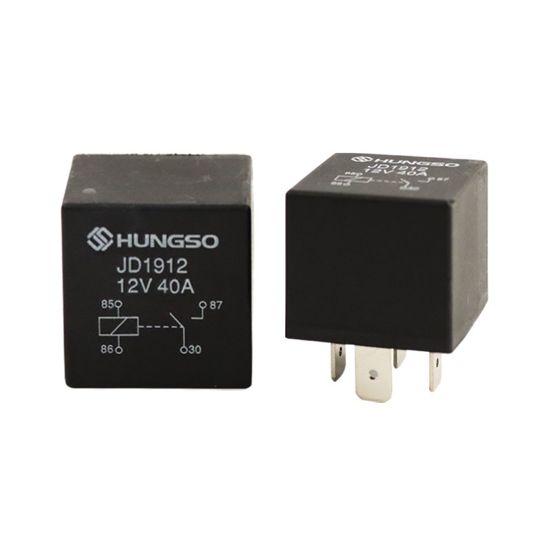Hungso Hot Selling JD1912 Automotive Relay 12V 40A 4Pins 5pin Auto Car Electrical Relay