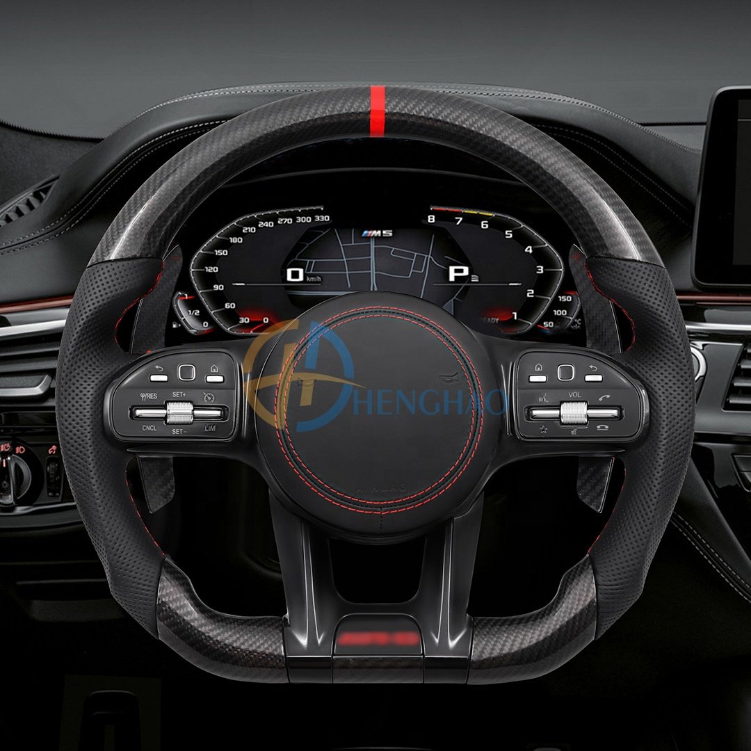 Customized Steering Wheel For Mercedes Benz G-Class C-Class E-Class W204 W221 W463 W166 W205 AMG Carbon Fiber Steering Wheel