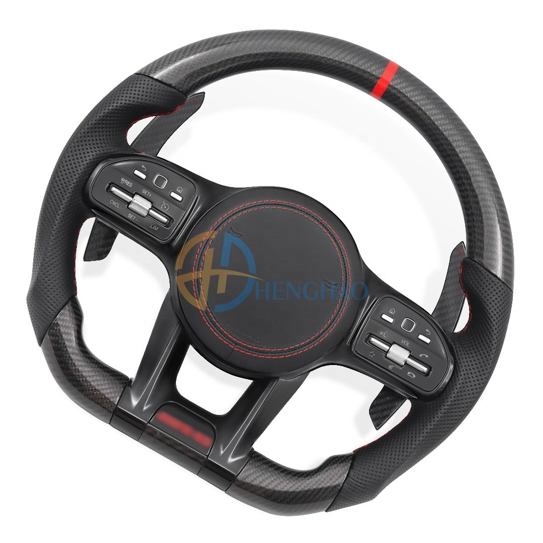 Customized Steering Wheel For Mercedes Benz G-Class C-Class E-Class W204 W221 W463 W166 W205 AMG Carbon Fiber Steering Wheel