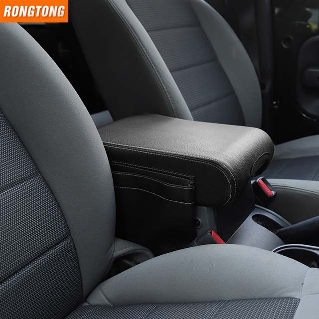 Car Center Console Cushion Protection Leather Central Armrest Box Soft Cover for Jeep Wrangler JK 2007 - 2010