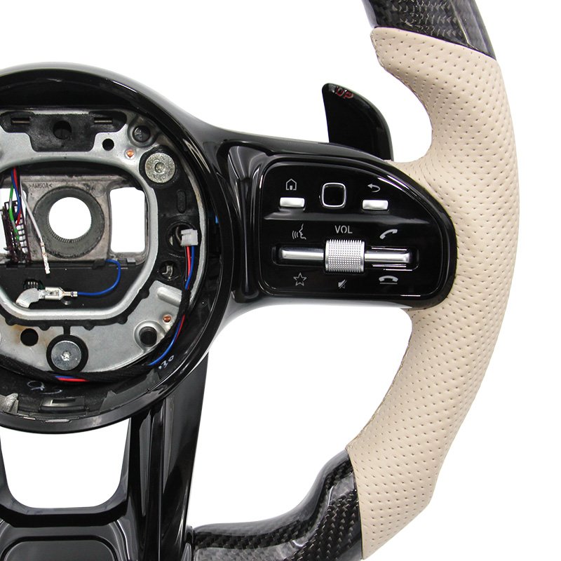For Mercedes Benz A GLA B GLB C GLC E GLE CLS 2019-2023 custom sports model handle steering wheel modification 809-YD-T51-F