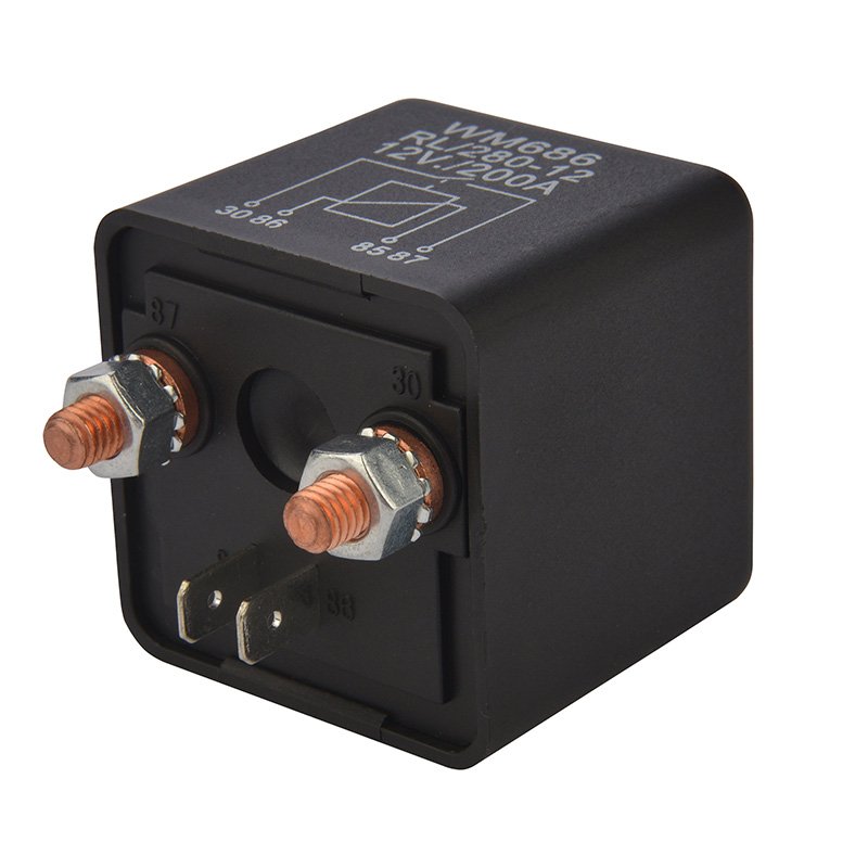 Auto Relays 4 Pin NO Automotive Relay Car Relays With Brackets 100A/200A Heavy Current WM686