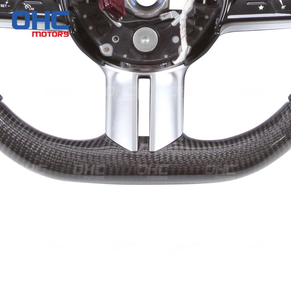 OHC Motors 100% REAL Carbon Fiber Steering Wheel for Mercedes Benz W177 W205 S205 W213 W223 C257 X166 old to new