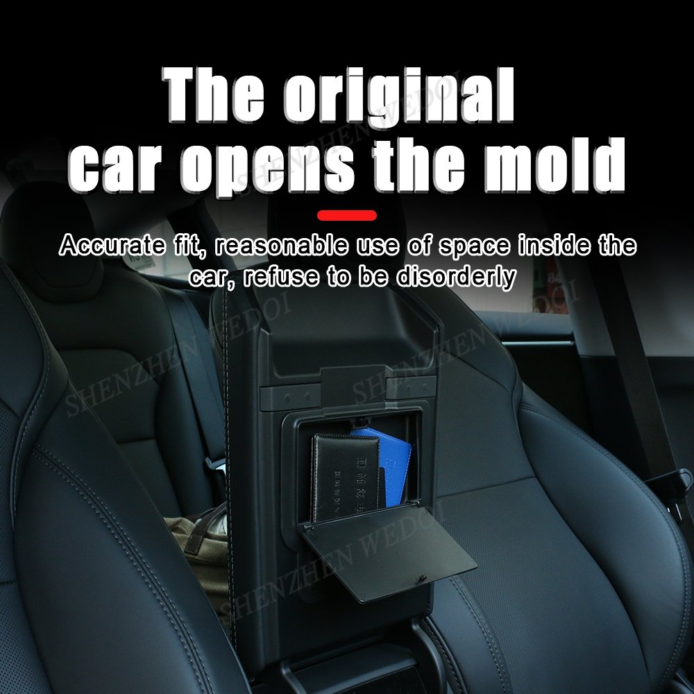 Hot Sale for tesla Interior Accessories for 2024 tesla Model 3 Highland Center Console Organizer Armrest Hidden Storage Box Kit