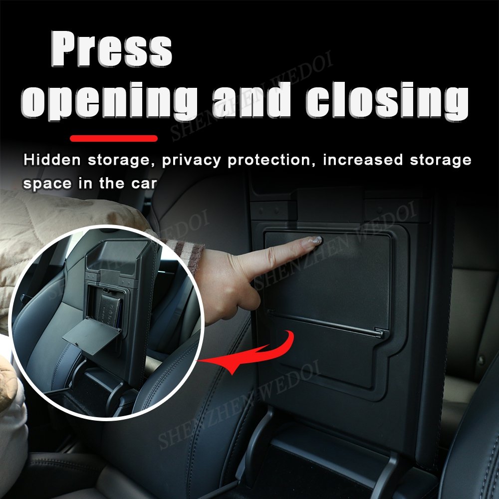 Hot Sale for tesla Interior Accessories for 2024 tesla Model 3 Highland Center Console Organizer Armrest Hidden Storage Box Kit