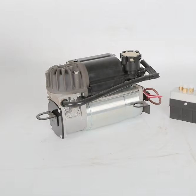 Air Shock Compressor Pump + Relay+ Valve Block for Mercedes W220 S430