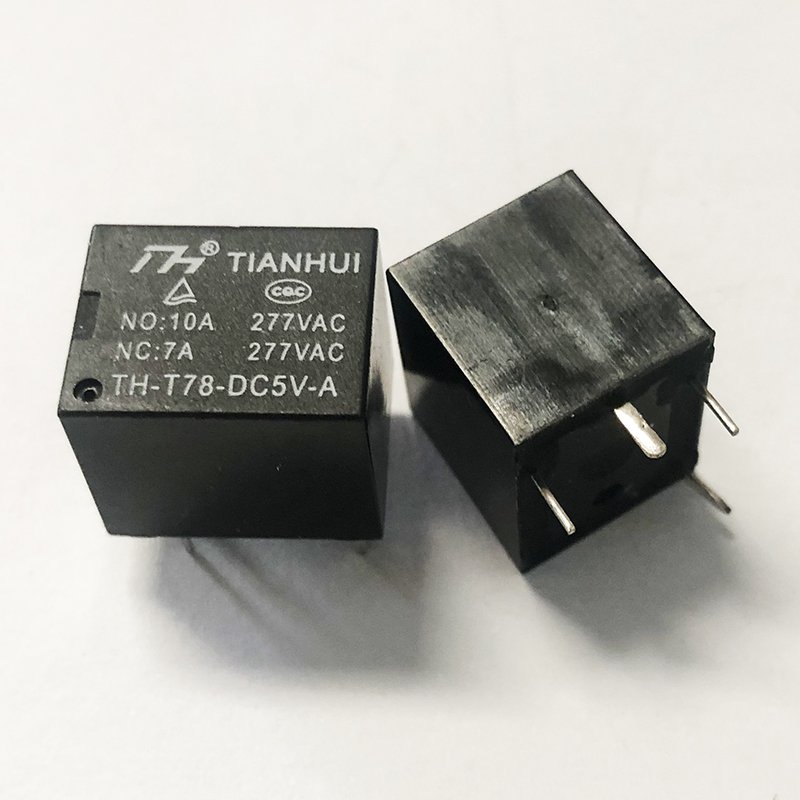 Tianhui T78-5V-A 4pin 5vdc Relay Automobile Anti-theft Relay