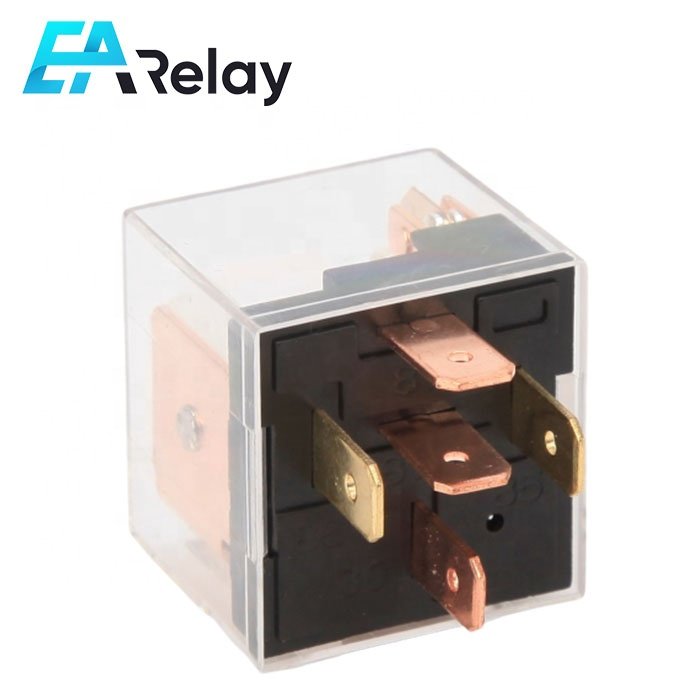 Transparent Auto Relay Dual Contact 12V 80A