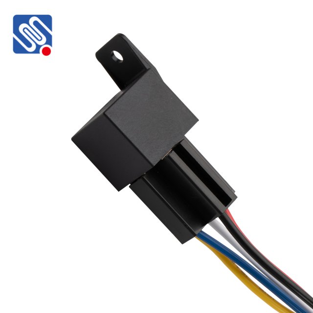 Meishuo MSC 12V 40A 60A 4pins 5pin Plastic Cable Wiring Auto Relay Socket Customized Wire Harness Cable