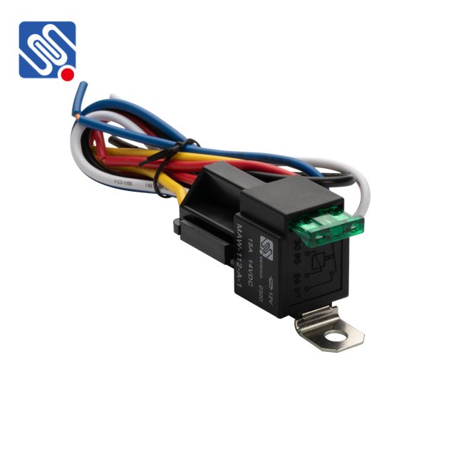 Meishuo MSC 12V 40A 60A 4pins 5pin Plastic Cable Wiring Auto Relay Socket Customized Wire Harness Cable