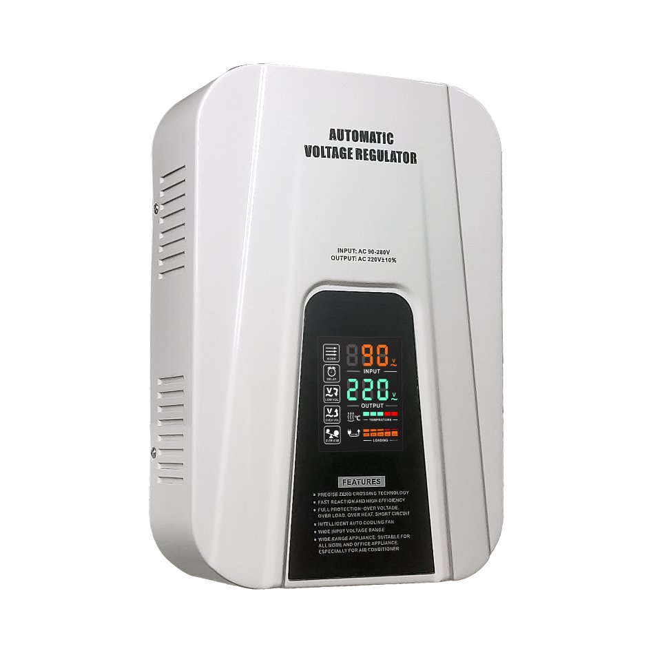 Electronical Auto Voltage Regulator 1000Va Single Phase Voltage Stabilizer 220V AC for House Appliances AVR