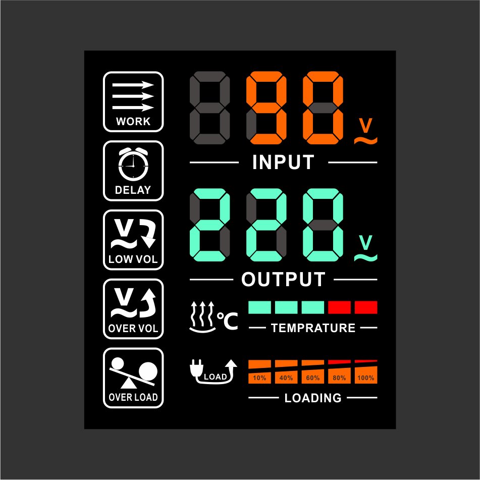 Electronical Auto Voltage Regulator 1000Va Single Phase Voltage Stabilizer 220V AC for House Appliances AVR