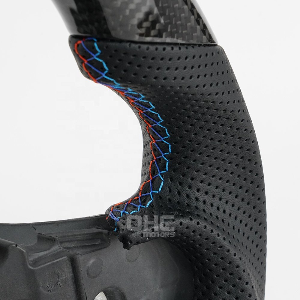 USA Local Stock Carbon Fiber G Series Steering Wheel For Bmw M Steering Wheel G20 G21 2024 2023 2022 2021 2020 With Paddle Hole