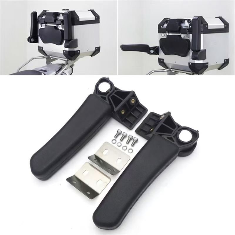 45L Factory Direct Motorcycle Top Box Aluminum Alloy General Purpose Tailbox with Armrests