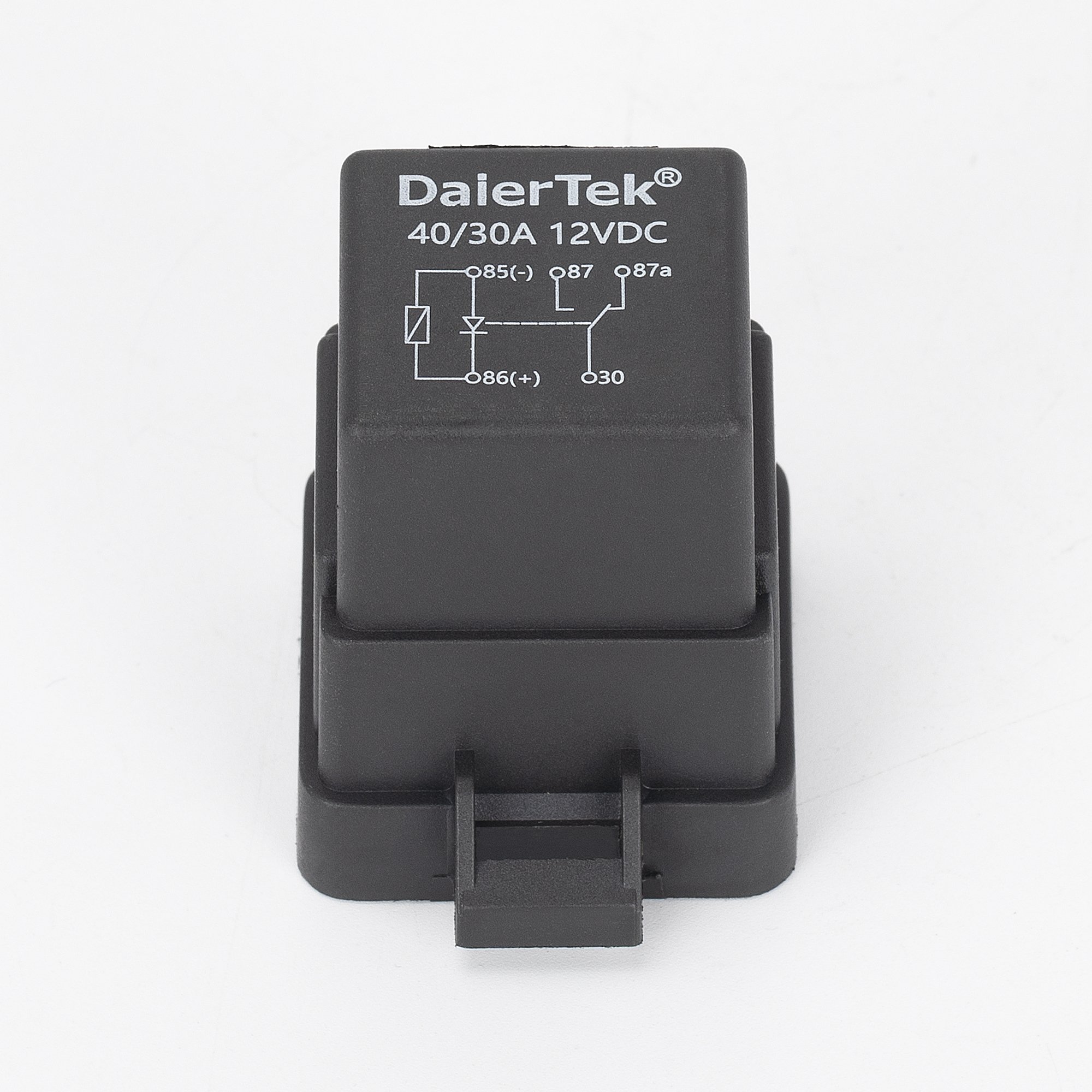 12V 40/30 Amp Car Relay DC 5 Pin SPDT Heavy Duty 12 AWG Copper Wires Relay Kit With Harness for Automotive Truck Motorcycle Boat