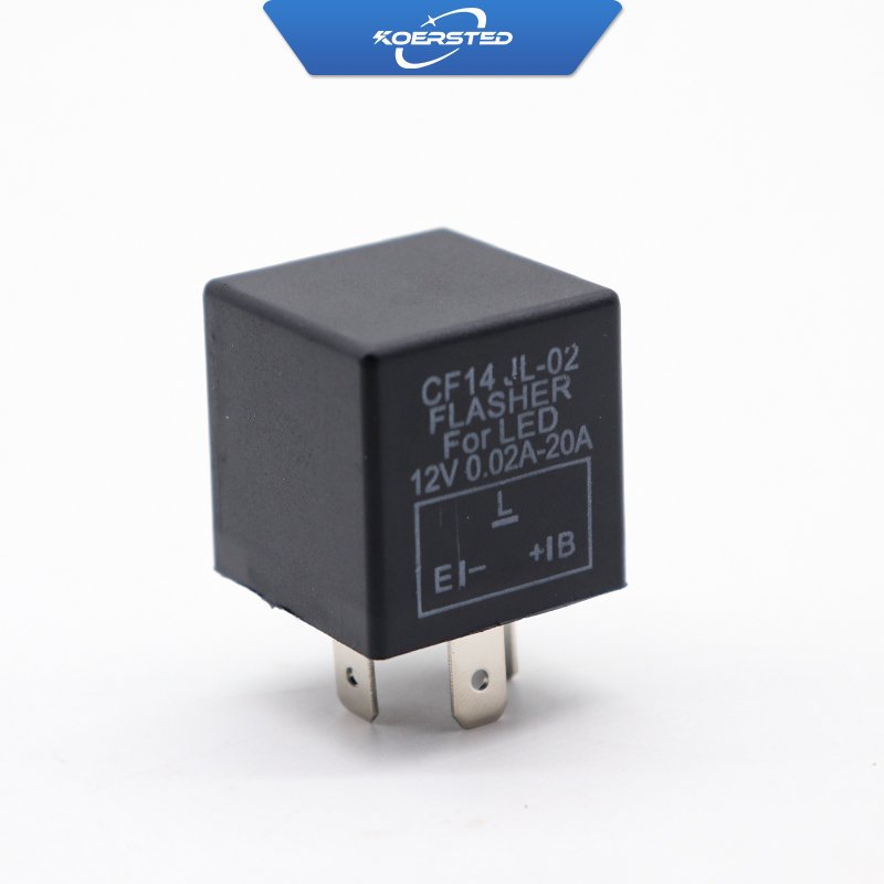 CF13 CF14 12V 24V 3pin Flasher for Auto Turn Signal, Automotive Flasher Relay for LED and Normal Bulb