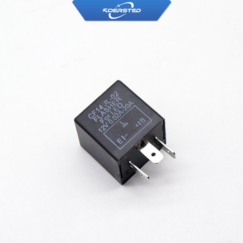 CF13 CF14 12V 24V 3pin Flasher for Auto Turn Signal, Automotive Flasher Relay for LED and Normal Bulb