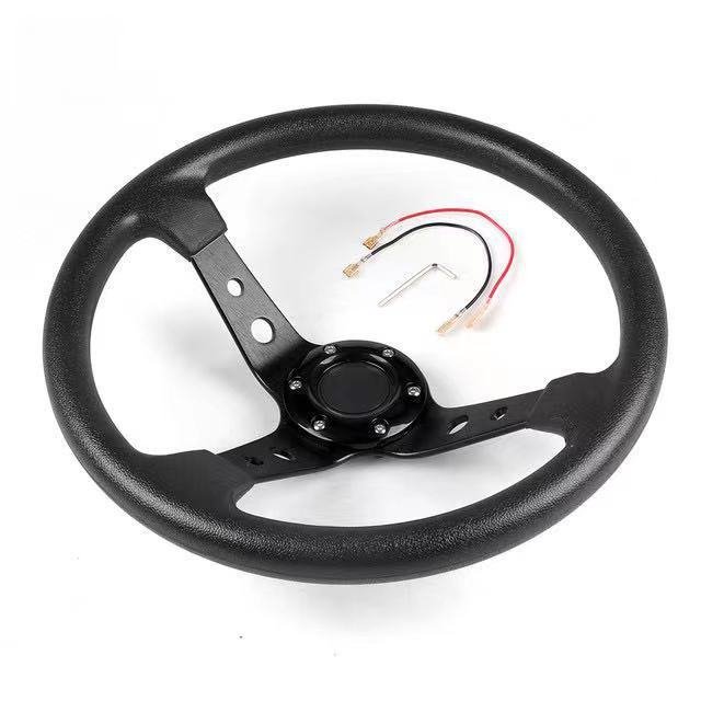 OEM wholesale custom Sport PVC material car steering wheel