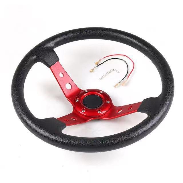 OEM wholesale custom Sport PVC material car steering wheel