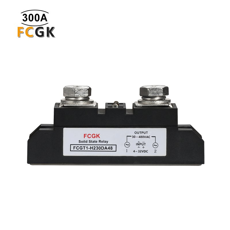 FCGK 300A Industrial SSR High Current Power 12V DC-AC Solid State Relay Miniature Size With Sealed Protection