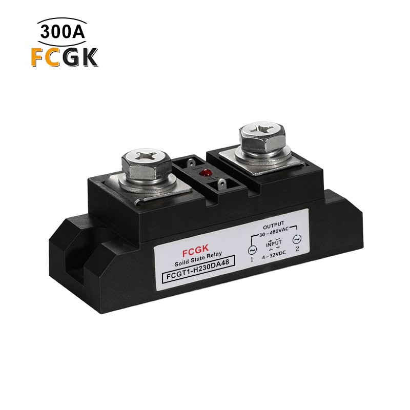 FCGK 300A Industrial SSR High Current Power 12V DC-AC Solid State Relay Miniature Size With Sealed Protection