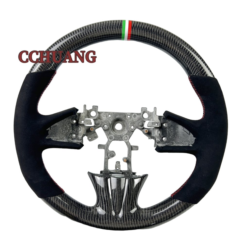 Customized true carbon fiber steering wheel fits the Infiniti Q50 Q50s QX50 Q60 QX60 automotive interior accessories