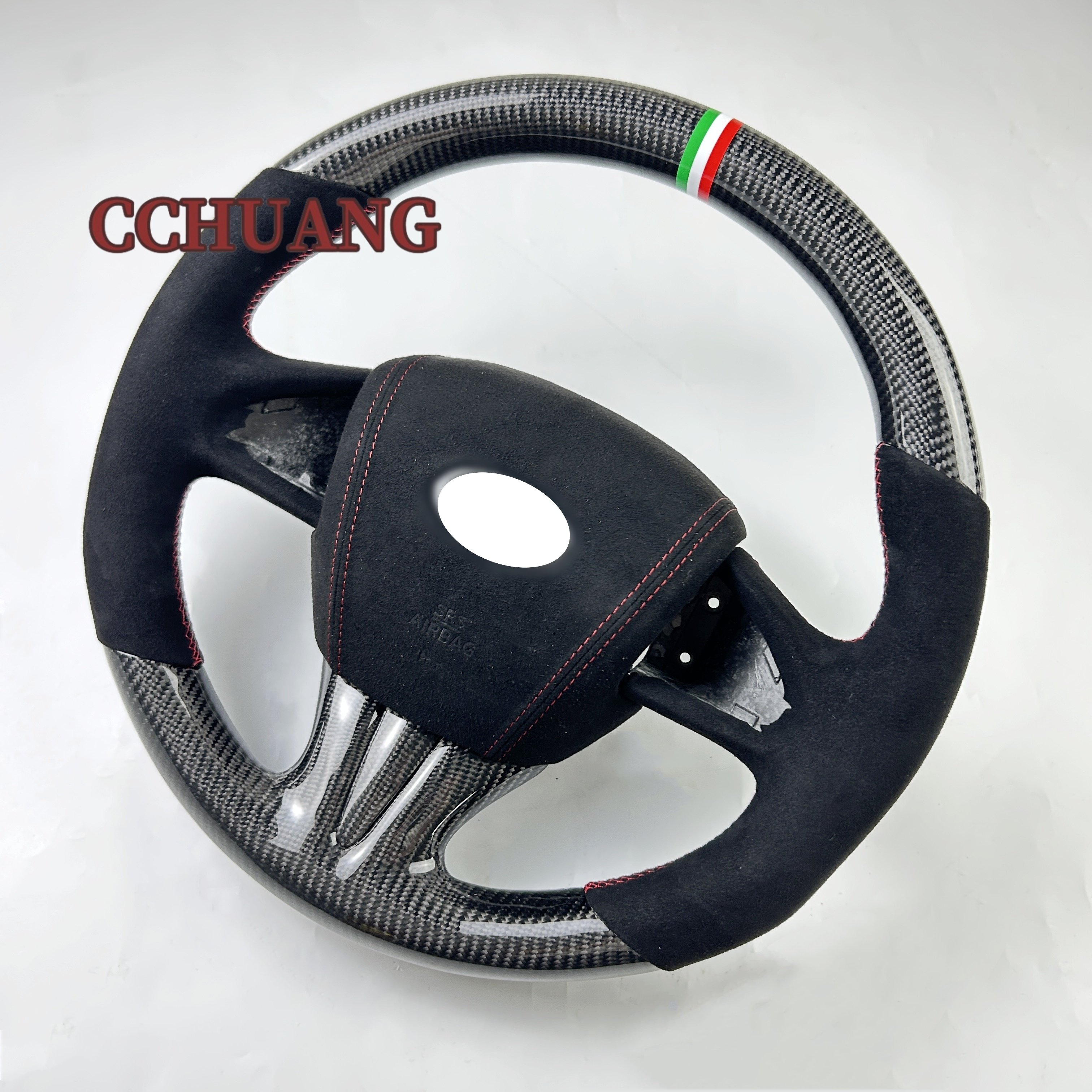 Customized true carbon fiber steering wheel fits the Infiniti Q50 Q50s QX50 Q60 QX60 automotive interior accessories
