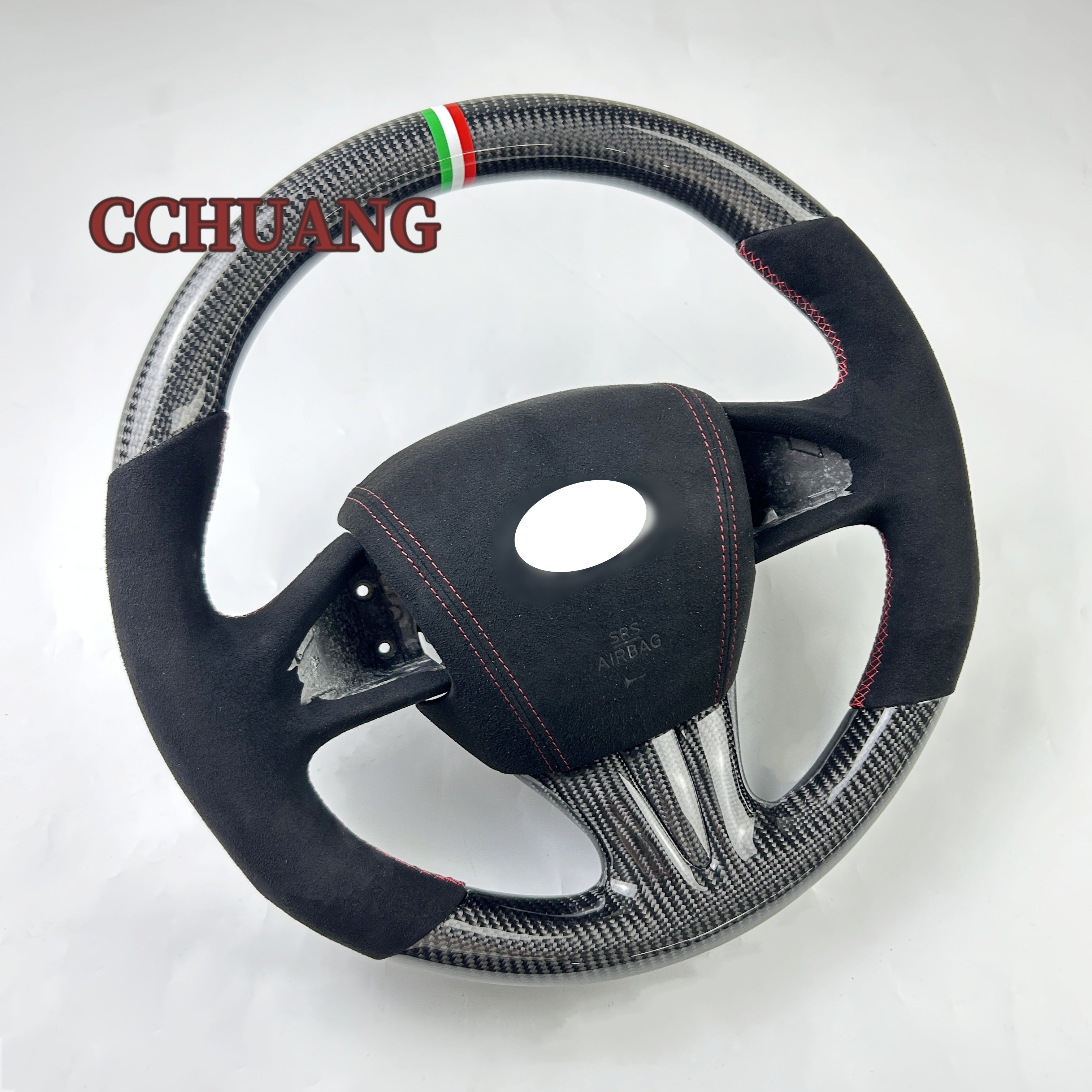 Customized true carbon fiber steering wheel fits the Infiniti Q50 Q50s QX50 Q60 QX60 automotive interior accessories