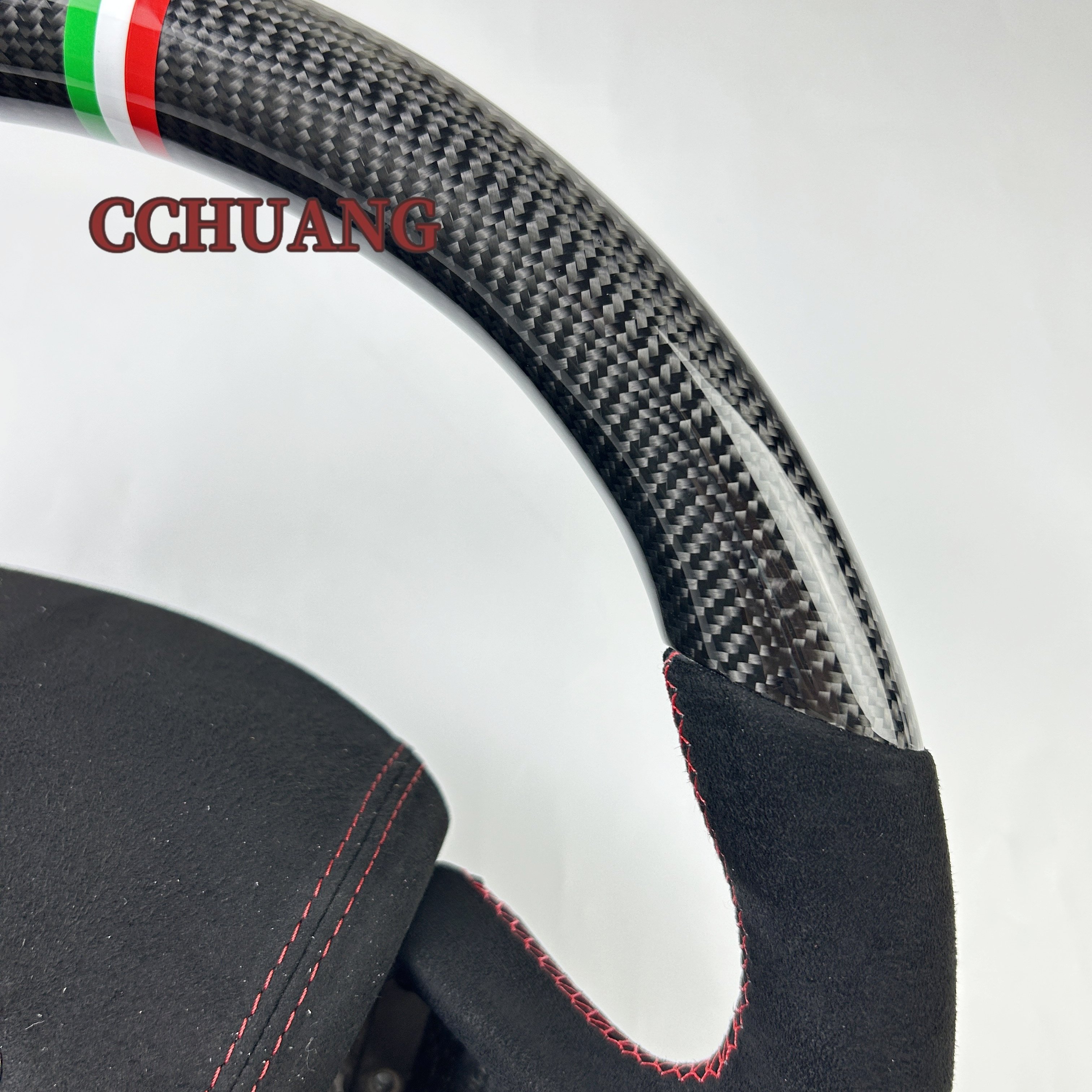 Customized true carbon fiber steering wheel fits the Infiniti Q50 Q50s QX50 Q60 QX60 automotive interior accessories