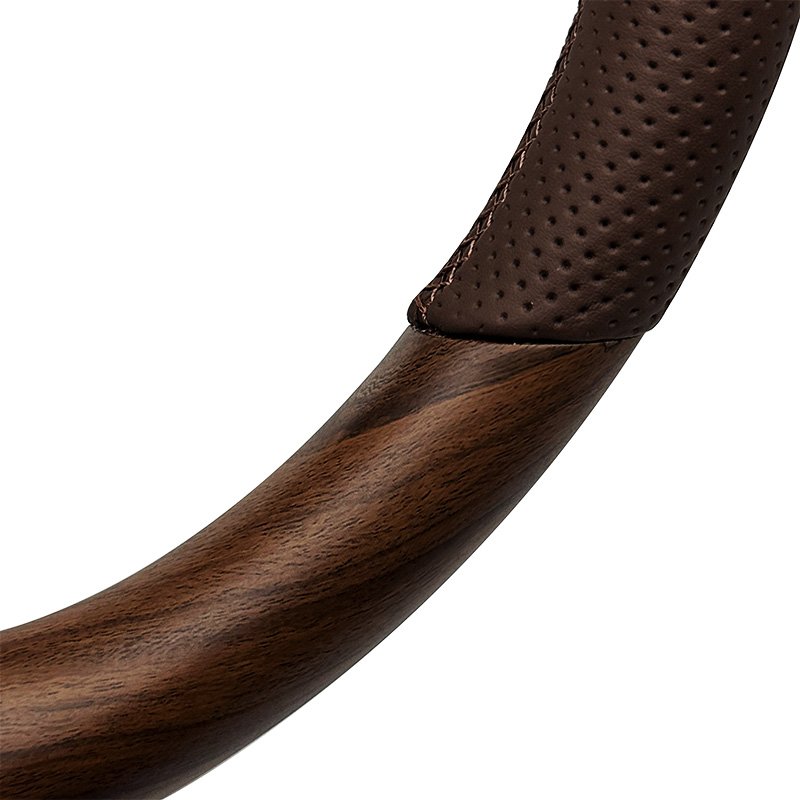 Peach wood style perforated butterfly modified steering wheel for Mercedes Benz C GLC E S CLS AMG ZC-221-M5-F