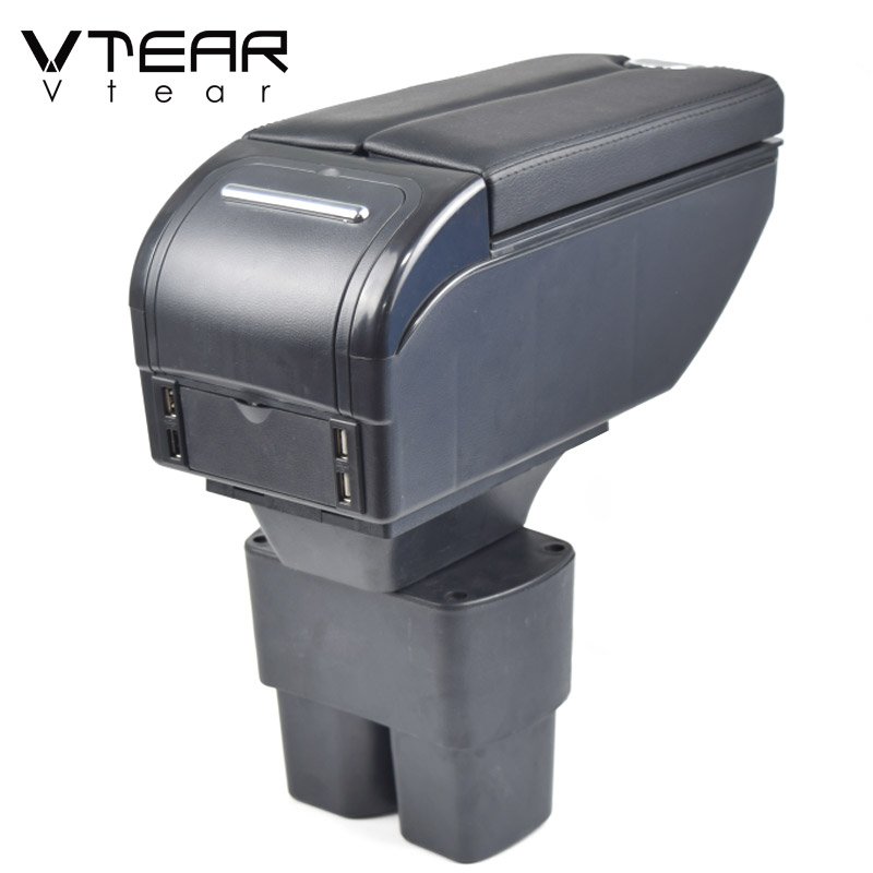 Vtear for Nissan NV200 Armrest Interior Center Console Storage Box Arm Rest Car-Styling Decoration Parts Accessories 2017 2016