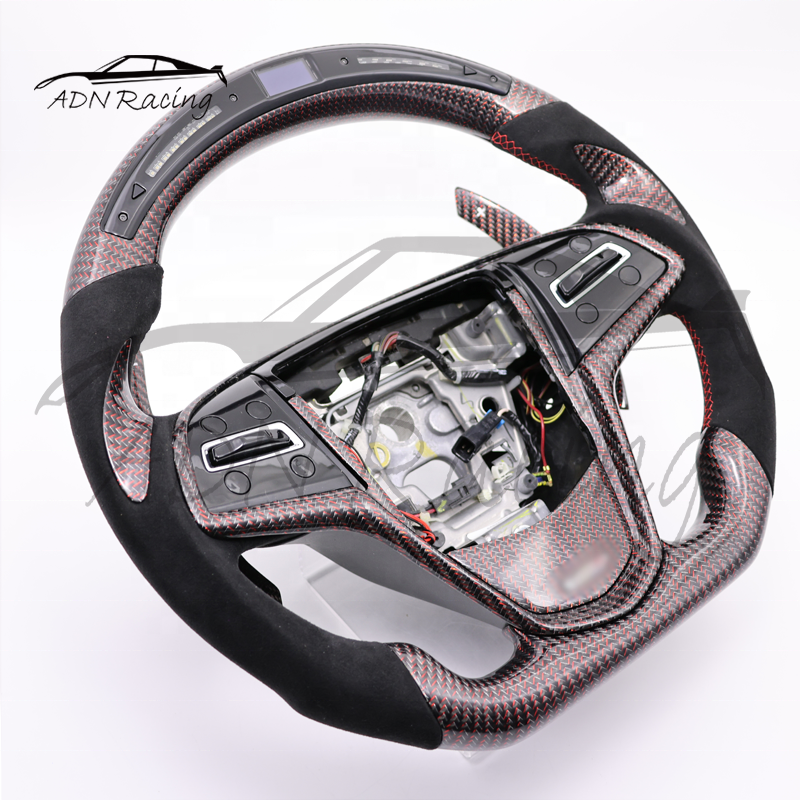 For Cadillac ATSV ATS CTSV Carbon Fiber Steering Wheel 2013-2019