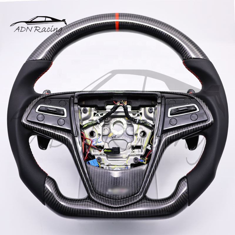 For Cadillac ATSV ATS CTSV Carbon Fiber Steering Wheel 2013-2019