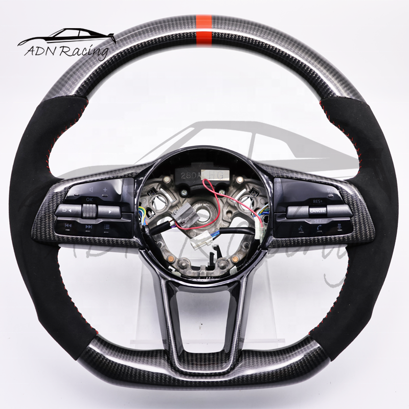 For NISSAN Z 400Z RZ34 Sport Carbon Fiber Steering Wheel 2023 2024