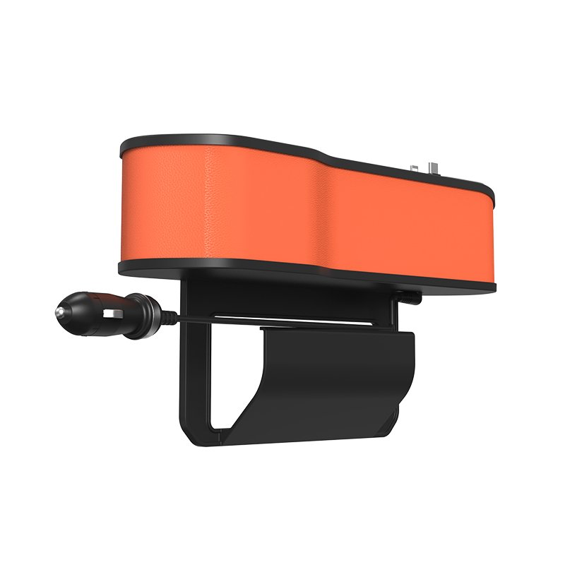 Amazon Best Seller Universal Armrest Multi-functional Storage Box Car t with Retractable Charging Cable Interior Accessories