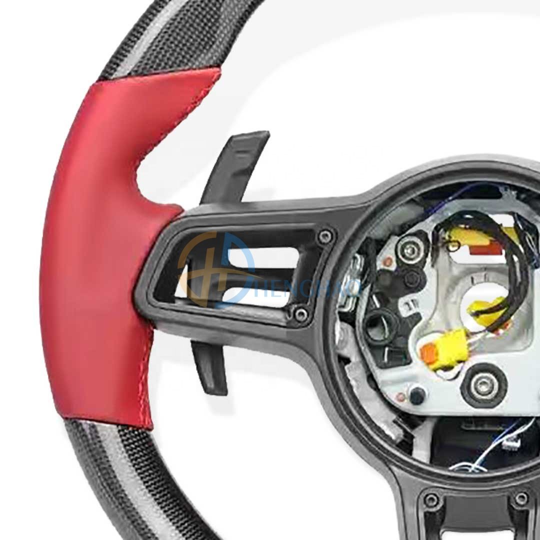 Factory Wholesale Price Carbon Fiber Steering Wheel Fit For Porsche Panamera Cayenne Cayman Boxster 718 991 911 Macan Upgrade