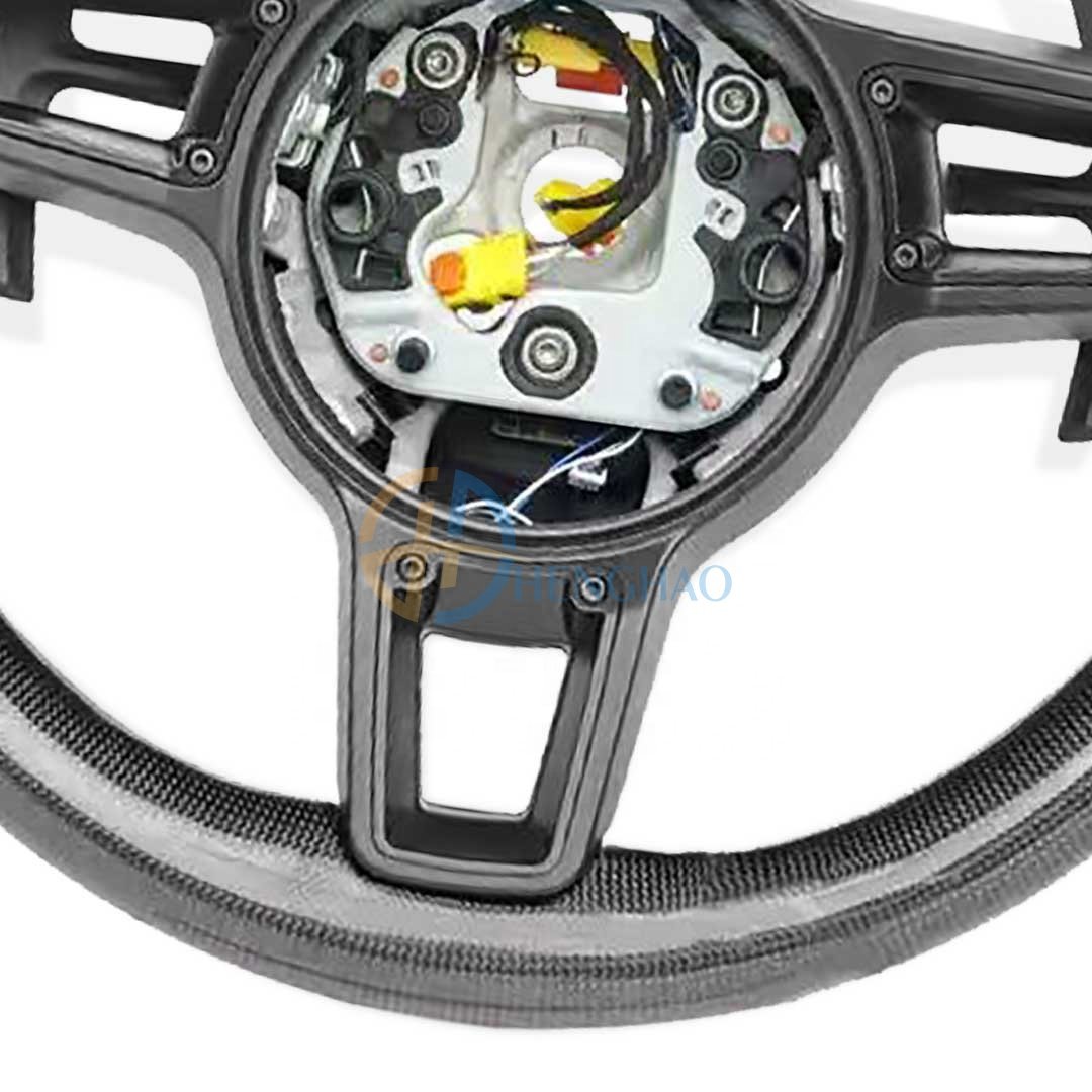 Factory Wholesale Price Carbon Fiber Steering Wheel Fit For Porsche Panamera Cayenne Cayman Boxster 718 991 911 Macan Upgrade
