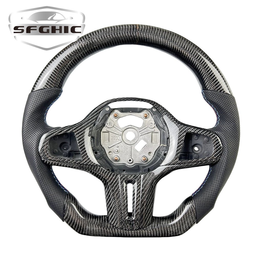 Customized Carbon Fiber Steering Wheel For BMW G20 G30 G21 G22 G23 3 Series 320i 325i 330i Car Modification Steering Wheel
